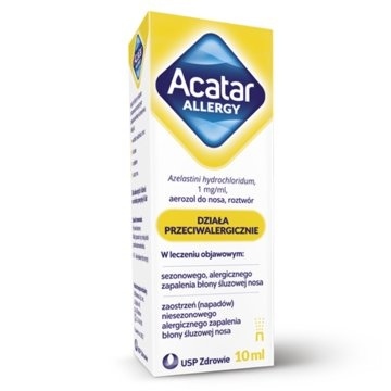 ACATAR ALLERGY aerozol d/nosa 1mg/ml - 10ml       