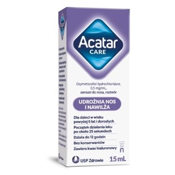 ACATAR CARE 0,5 mg/ml aer. d/nosa 15ml            