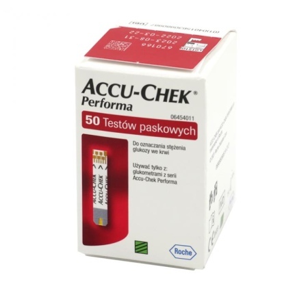 ACCU-CHEK PERFORMA*50pasków testowych             