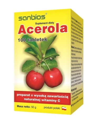 ACEROLA * 100 TABL. SANBIOS                       