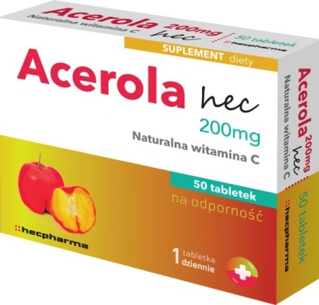 ACEROLA 200mg hec tabl.* 50                       