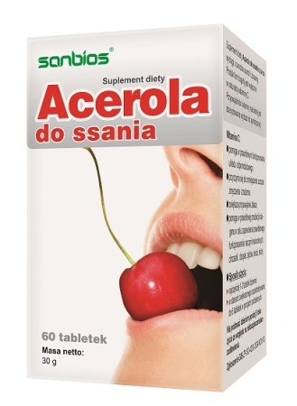 ACEROLA TABL. DO SSANIA* 60  SANBIOS              