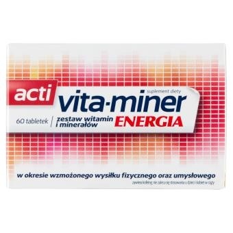 Acti vita-miner Energia, tabletki, 60 szt.