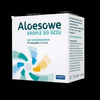 ALOESOWE KROPLE D/OCZU 0.4mlx 20 amp.             