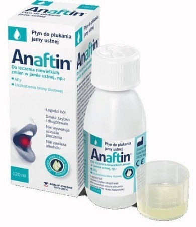 ANAFTIN płyn d/płukania jamy ustnej 120ml         