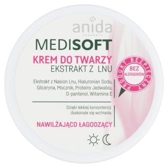 ANIDA krem do tw. nawilż-łag. KWIAT LNU 100ML PUDE