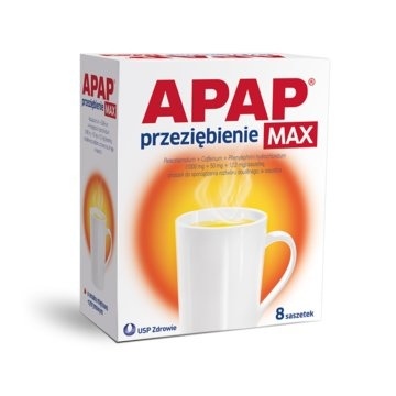 APAP PRZEZIĘBIENIE MAX *8sasz. s. mięt-cytryn.    