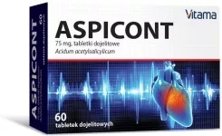 Aspicont (ACTICARD) 75 mg, tabletki dojelitowe, 60 tabl.  