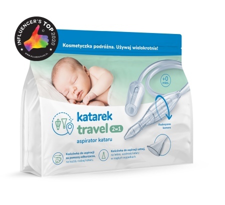 ASPIRATOR kataru KATAREK TRAVEL 2w1,kosmetyczka   