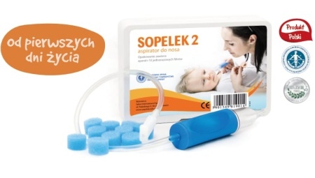 ASPIRATOR SOPELEK 2 do nosa aparat+10 filtrów     