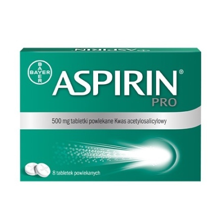 ASPIRIN PRO tabl.powl 0.5g * 8                    