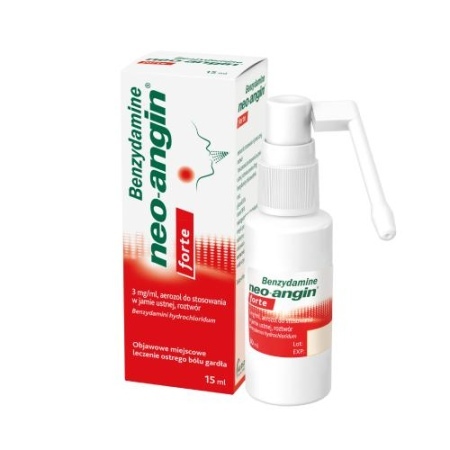 Benzydamine neo-angin forte aer. 3mg/ml. *15ml    