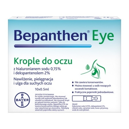 BEPANTHEN Eye krople 0,5ml*10amp.                 