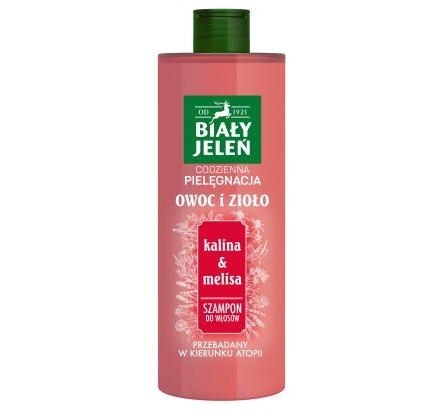 Biały Jeleń Owoc i Zioło Szampon do włosów Kalina&Melisa, 400 ml  