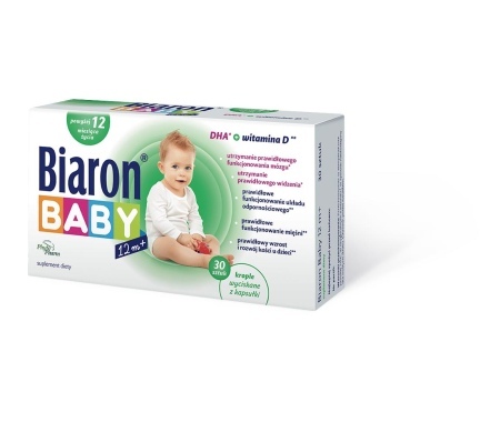 BIARON BABY 12M+ *30szt. kaps. miękkie            