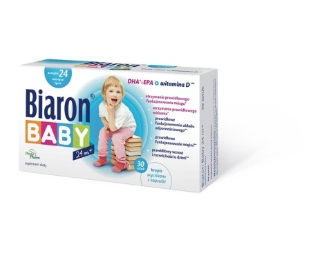 BIARON BABY 24M+ *30szt. kaps. miękkie            