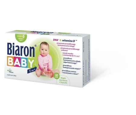 BIARON BABY 6M+ *30szt. kaps. miękkie             