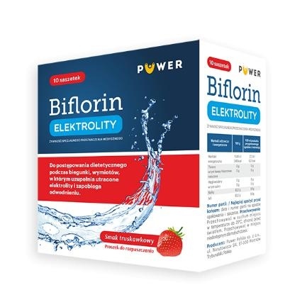 BIFLORIN ELEKTROLITY *10sasz. smak truskawkowy    