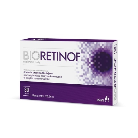 Bioretinof, tabletki powlekane, 30 tabl. (2 blist. po 15 tabl.)  