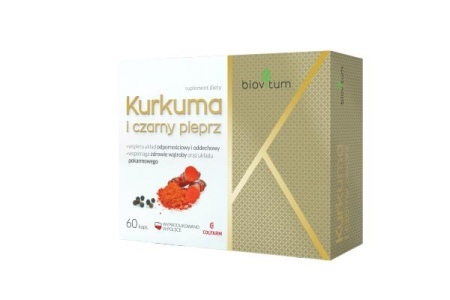 BIOVITUM KURKUMA I CZARNY PIEPRZ kaps.* 60        