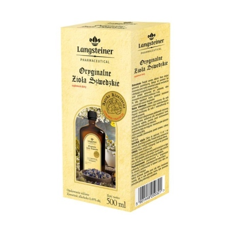 BITTER -ORYGINALNE ZIOŁA SZWEDZKIE (Apt.Kl)500ml  