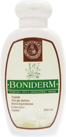 BONIDERM -pomada Ojca Grzegorza płyn mydło 200g   