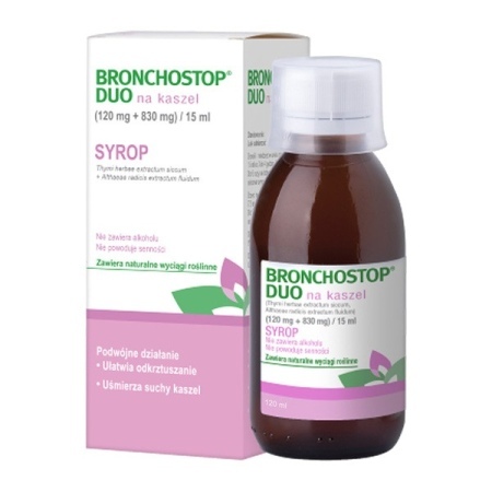BRONCHOSTOP DUO na kaszel, syrop 120ml            