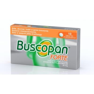 BUSCOPAN FORTE tabl.powl.0,02g 10tabl.            