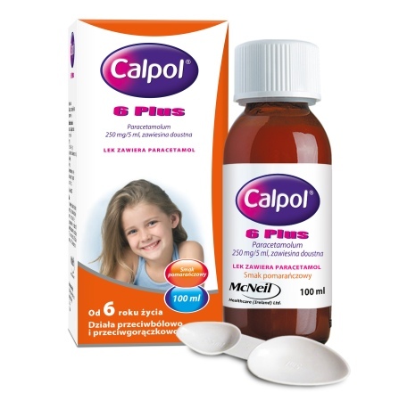 CALPOL 6 PLUS zawies. 100ml dzieci pow.6 lat''    
