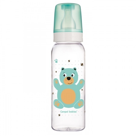 CANPOL BABIES butelka wąska 250ml CUTE ANIMALS    