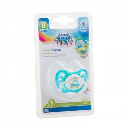 CANPOL BABIES sm. silik. 6-18m anatomiczny TOYS   