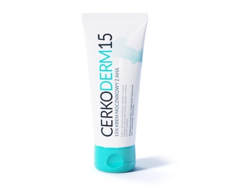 Cerkoderm15 15% krem mocznikowy z AHA, 125 ml  
