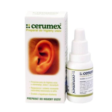 CERUMEX KROPLE DO USZU 15 ML (nowy vat 8%)        