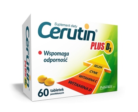 CERUTIN PLUS D3 *60tabl. powl.                    
