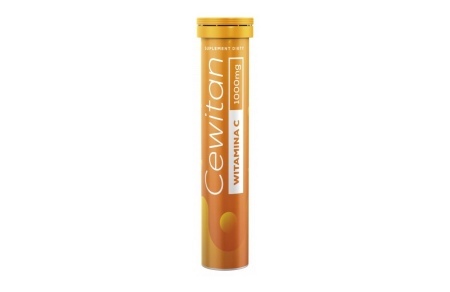 CEWITAN WITAMINA C 1000mg tab.mus.*15 cytryna     