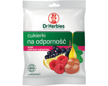 Dr Herbies cukierki na odporność smak malinowo-cytrynowy -  70 g (torebka)