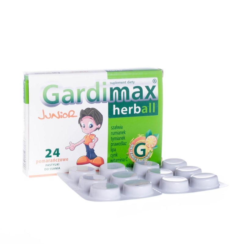 Gardimax Herball Junior * 24pastylki do ssania