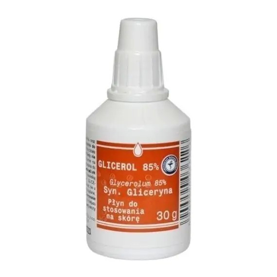 Glicerol 85% Laboratorium Galenowe Olsztyn  płyn do stosowania na skórę 1 butelka 30 g