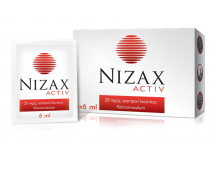 Nizax Activ 20 mg/g szampon leczniczy 6 saszetek 6 ml