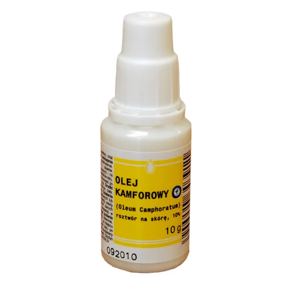Olej kamforowy Laboratorium Galenowe Olsztyn 10% roztwór na skórę 1 butelka 10 g