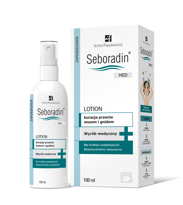 SEBORADIN MED Lotion Kuracja przeciw wszom i gnidom -  100 ml