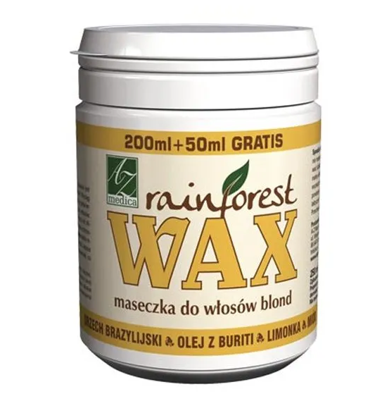 WAX RAINFOREST Maseczka do włosów blond -  250 ml