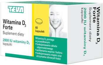 WITAMINA D3 FORTE 2000 KAPSUŁKI * 60