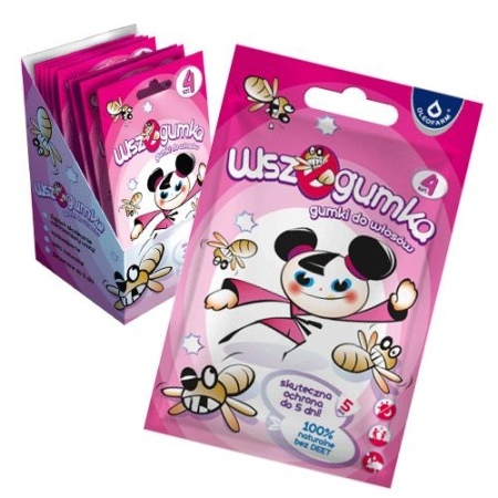 Wszogumka gumki do włosów, 4 szt.  